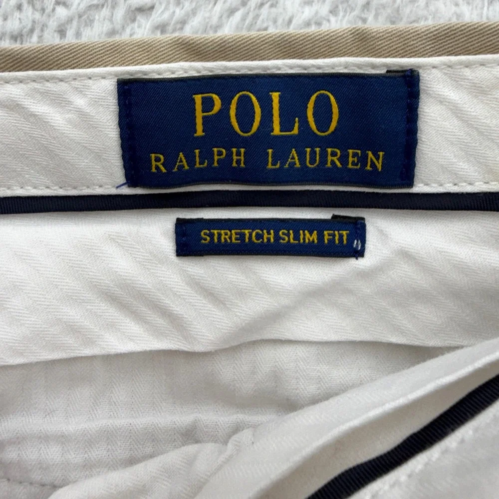 Polo Ralph Lauren Mens Stretch Slim Fit Chino‎ Pants Khaki Tan 31x30